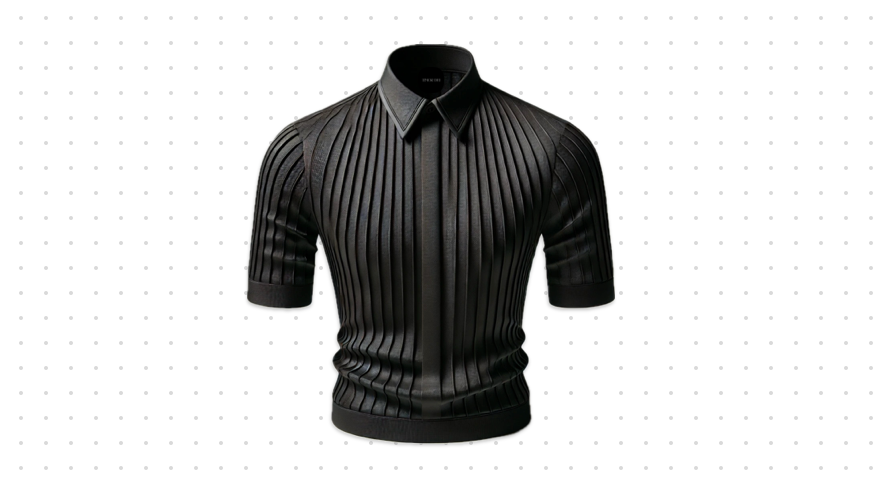 The Pleated Short-Sleeve