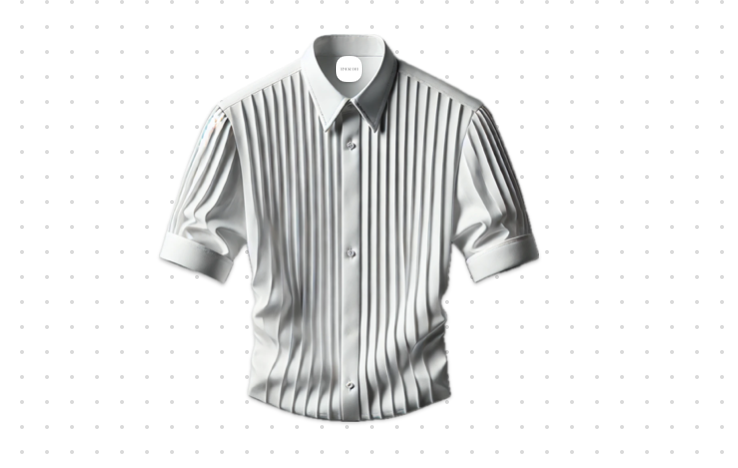 The Pleated Short-Sleeve